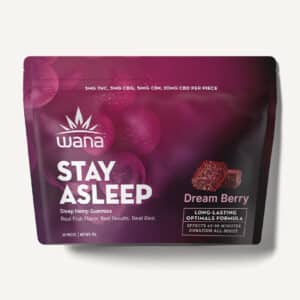 Wana Gummies Stay Asleep Optimals PDP 800×1000 Wanderous 20 count ct